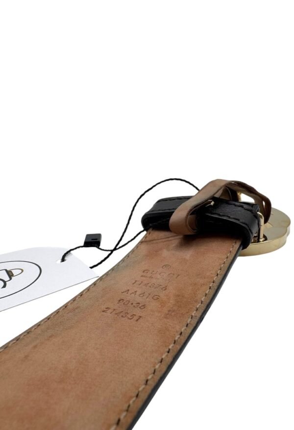 GUCCI -  INTERLOCKING MONOGRAM BELT - Image 8